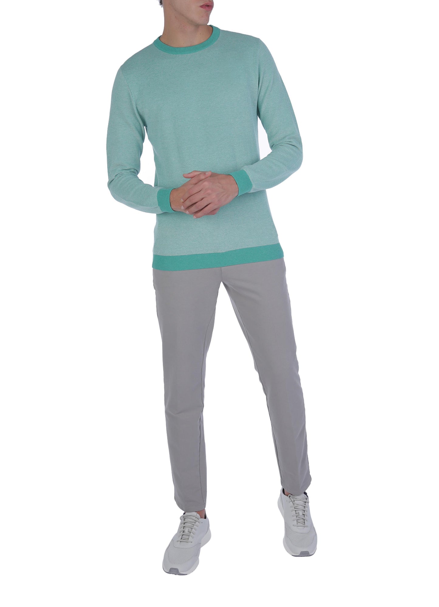 Thomas crew neck cotton sweater