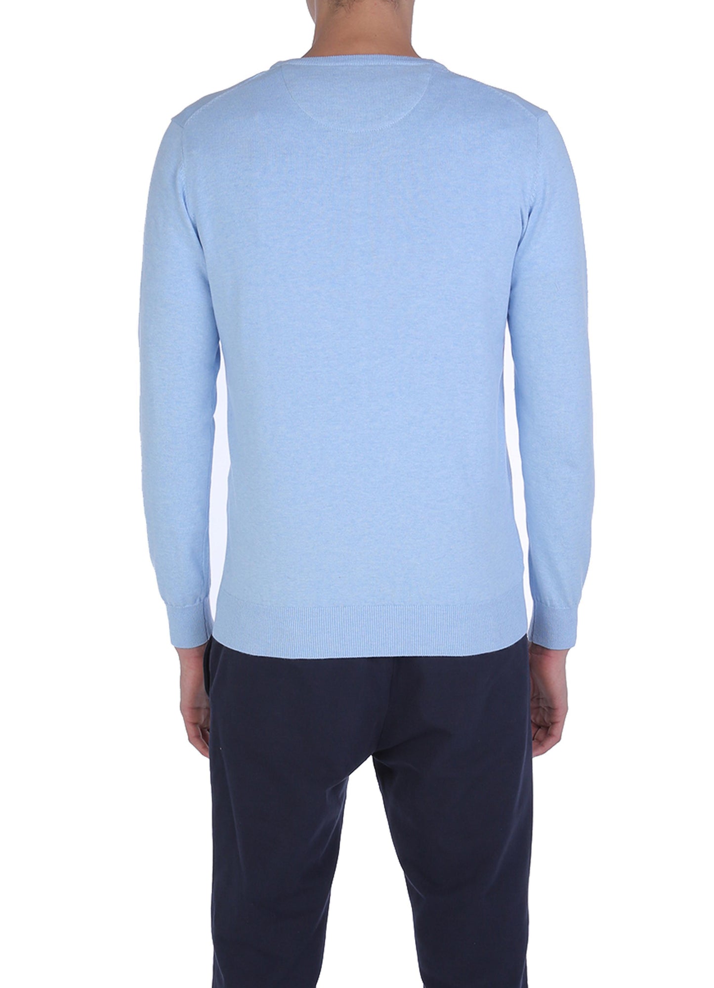 Vince v-neck plain cotton sweater