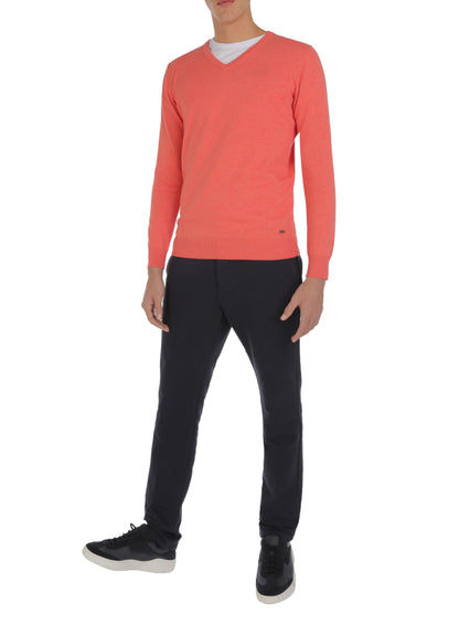 Vince v-neck plain cotton sweater