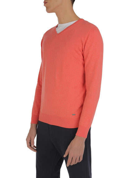 Vince v-neck plain cotton sweater