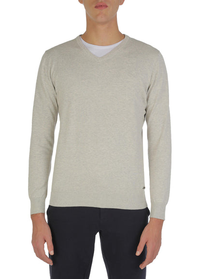 Vince v-neck plain cotton sweater