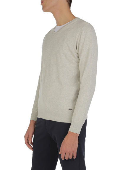 Vince v-neck plain cotton sweater