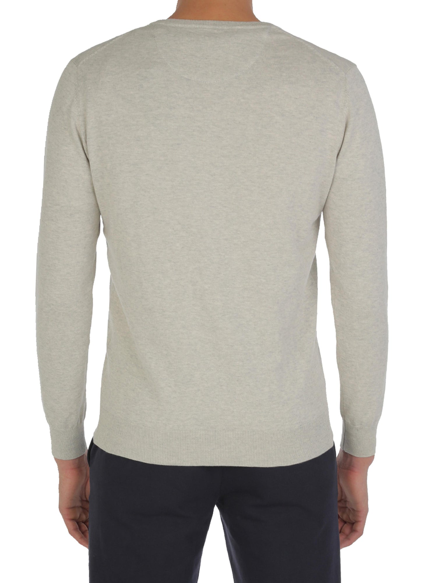 Vince v-neck plain cotton sweater