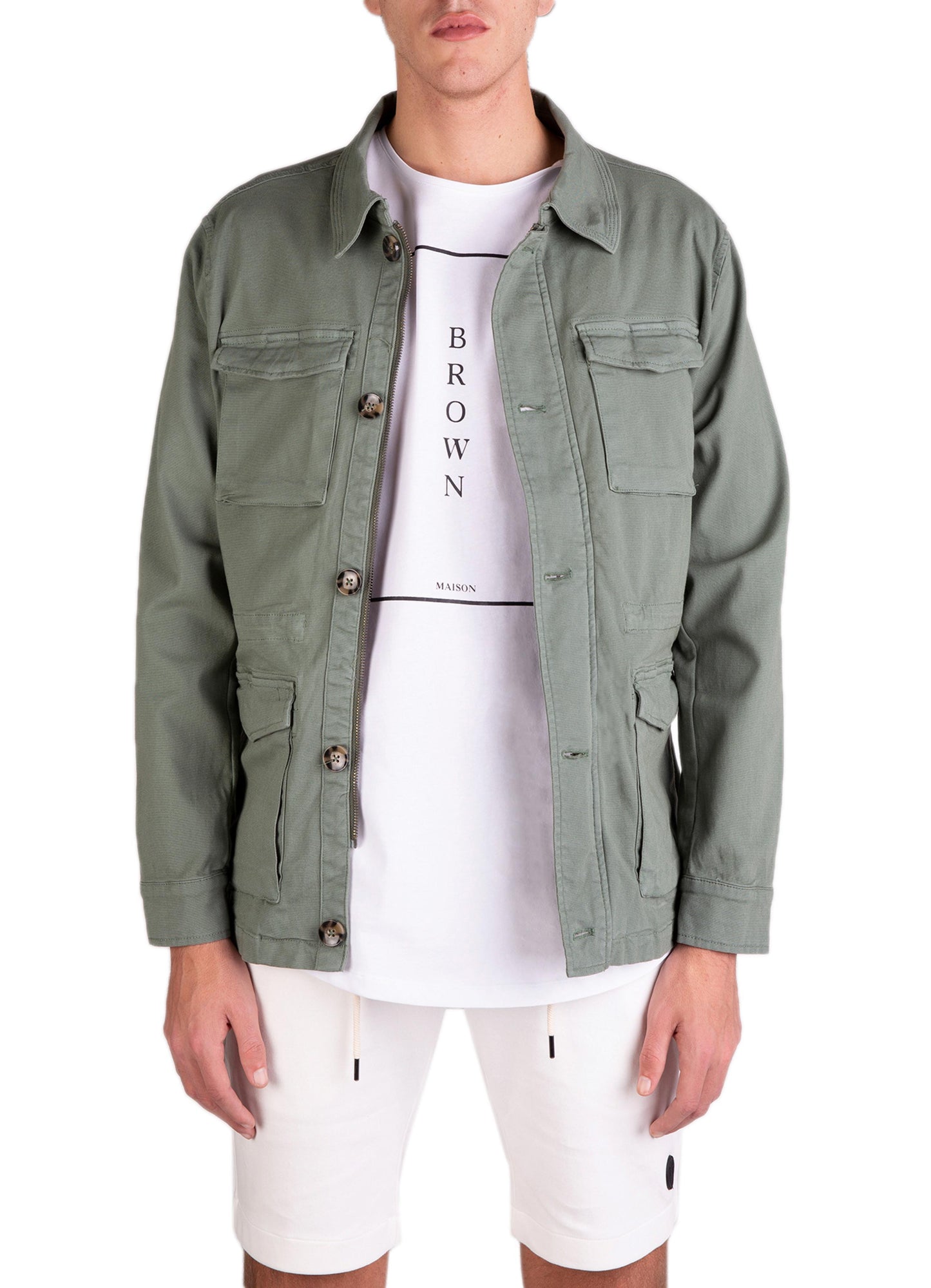 Safari canvas cotton jacket