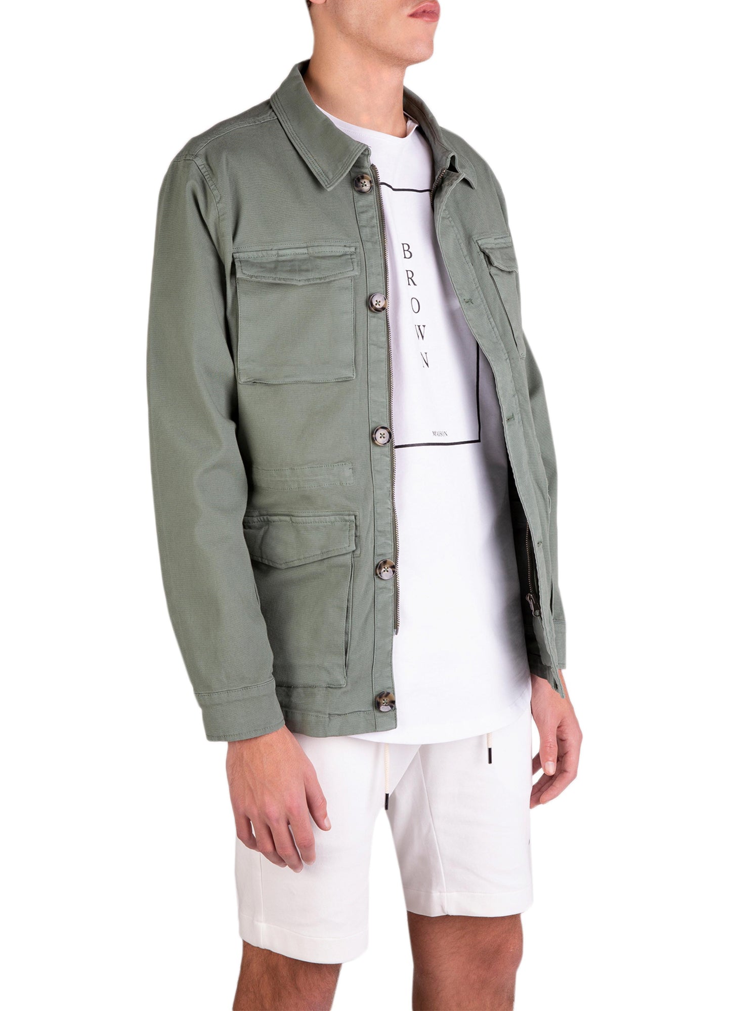 Safari canvas cotton jacket