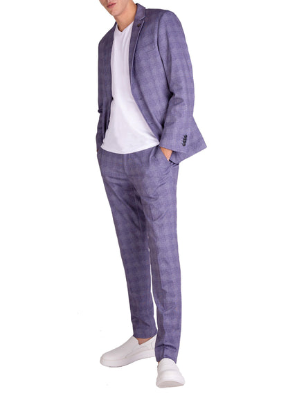 Tonal check sport coat