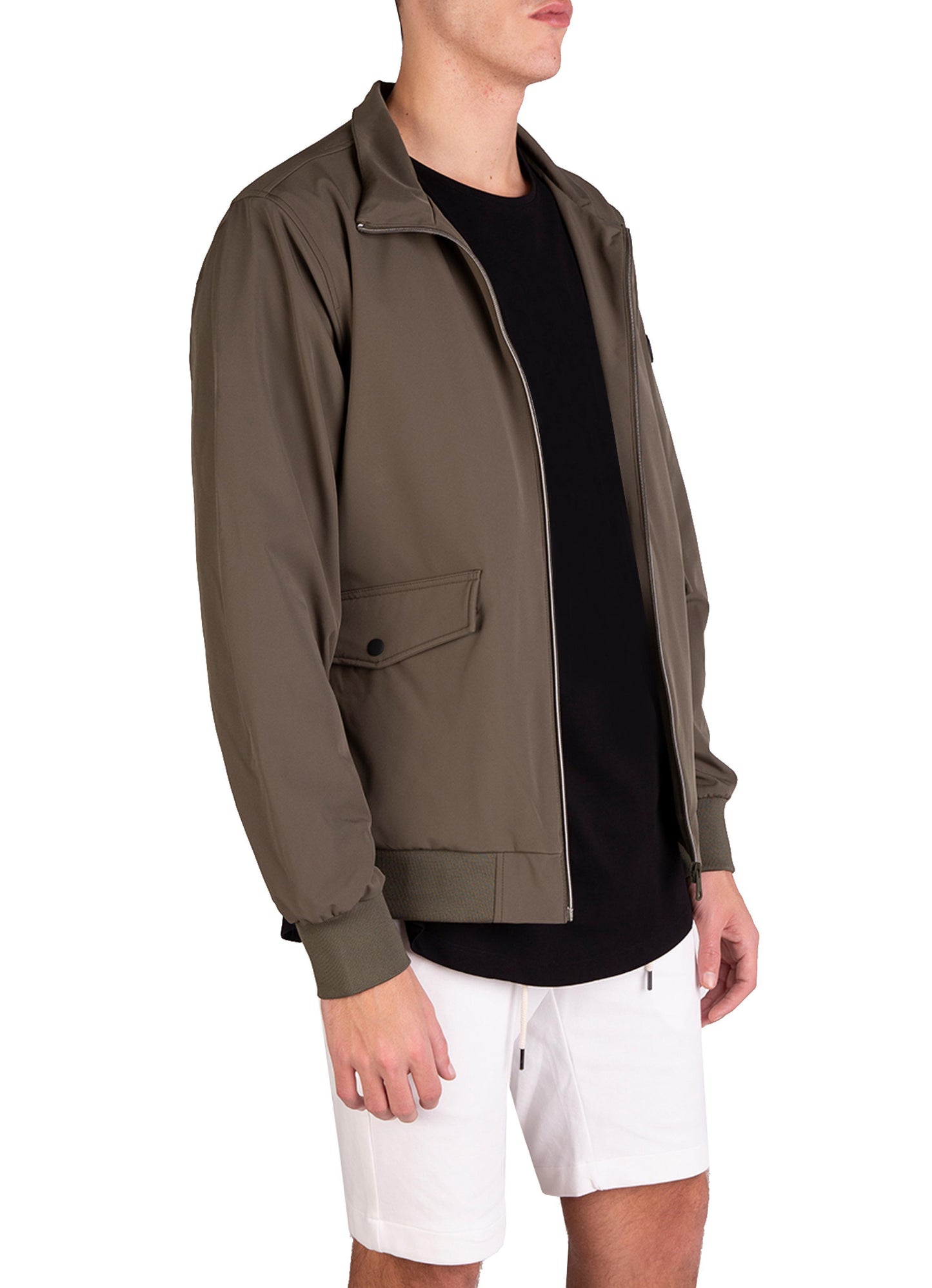 Soft shell bomber jacket