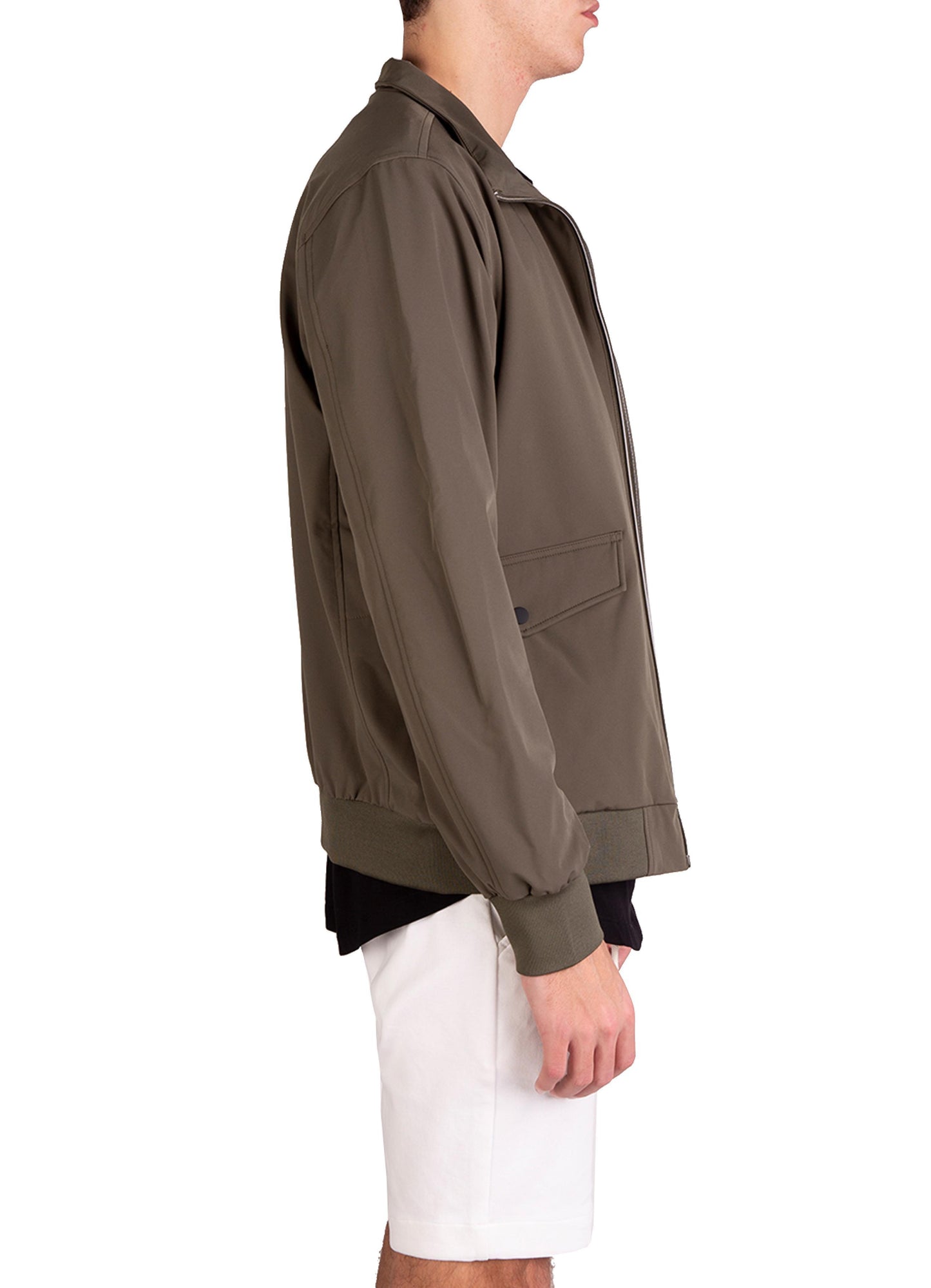 Soft shell bomber jacket