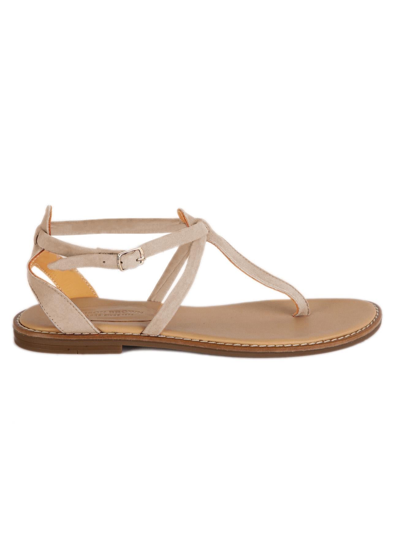 T Shape Sandals With Ankle Strap