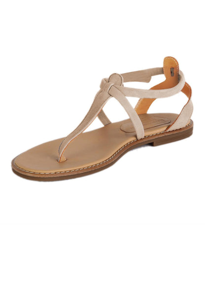 T Shape Sandals With Ankle Strap