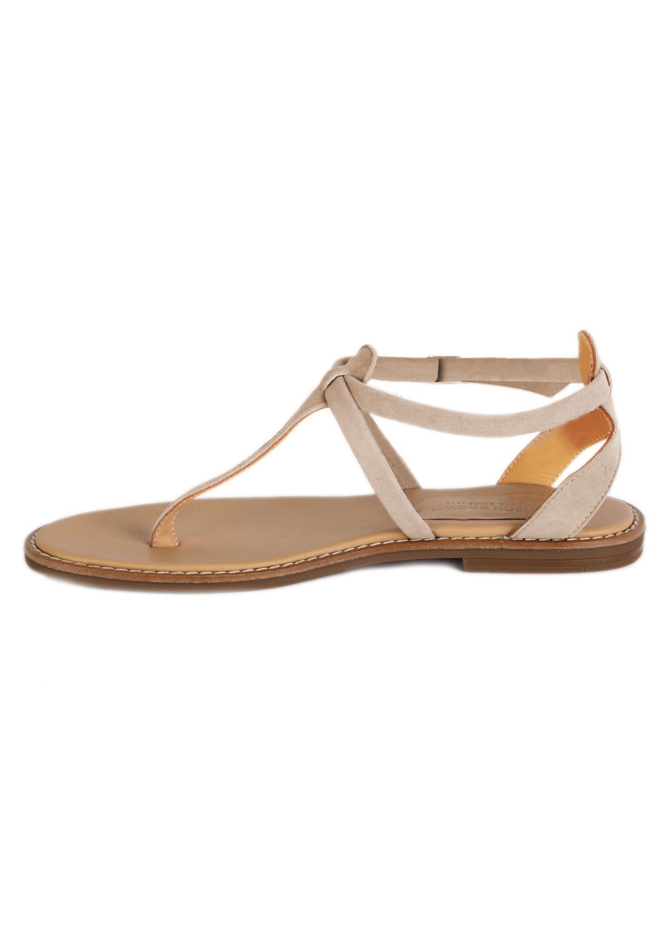 T Shape Sandals With Ankle Strap