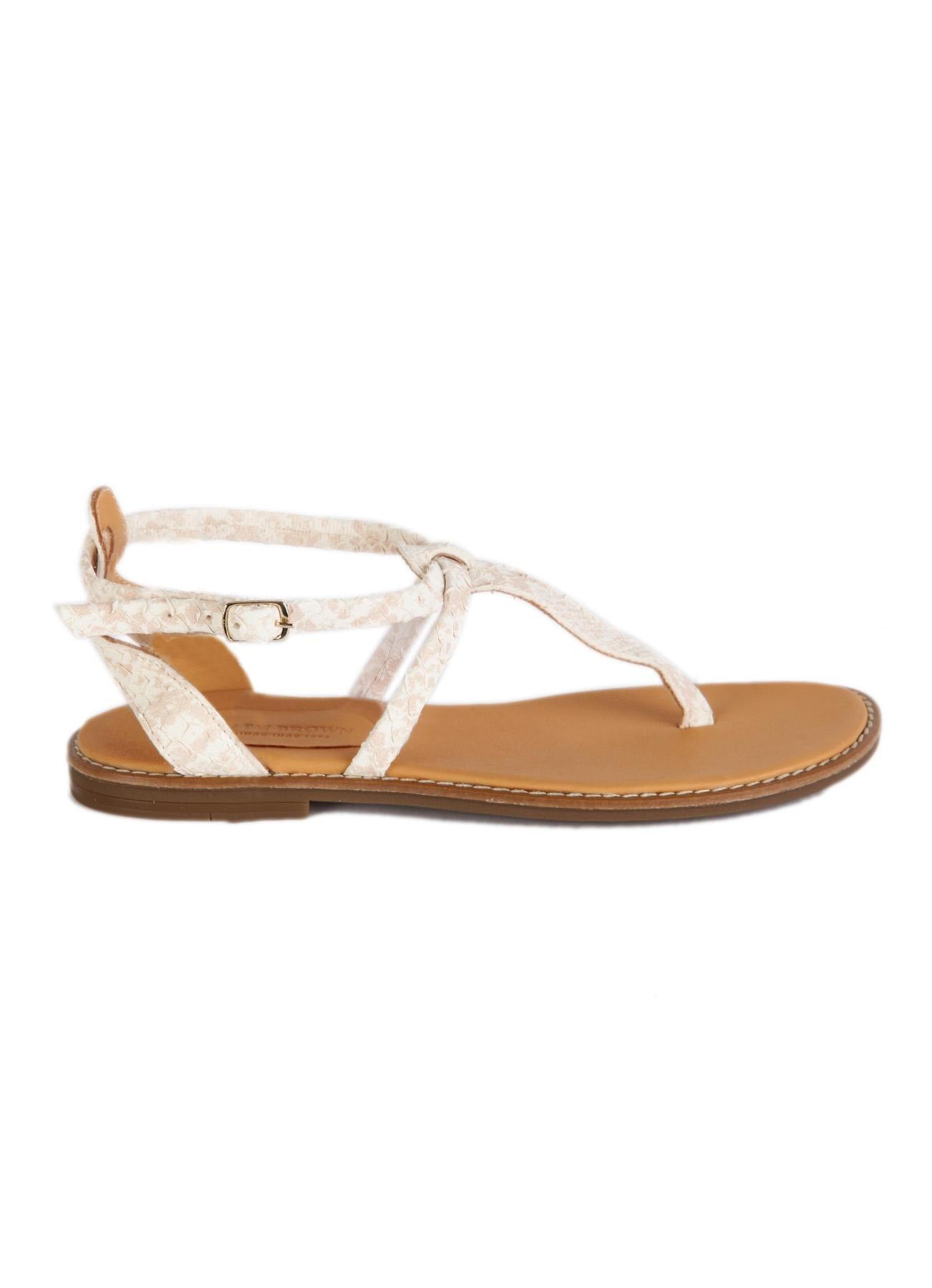 T Shape Sandals With Ankle Strap