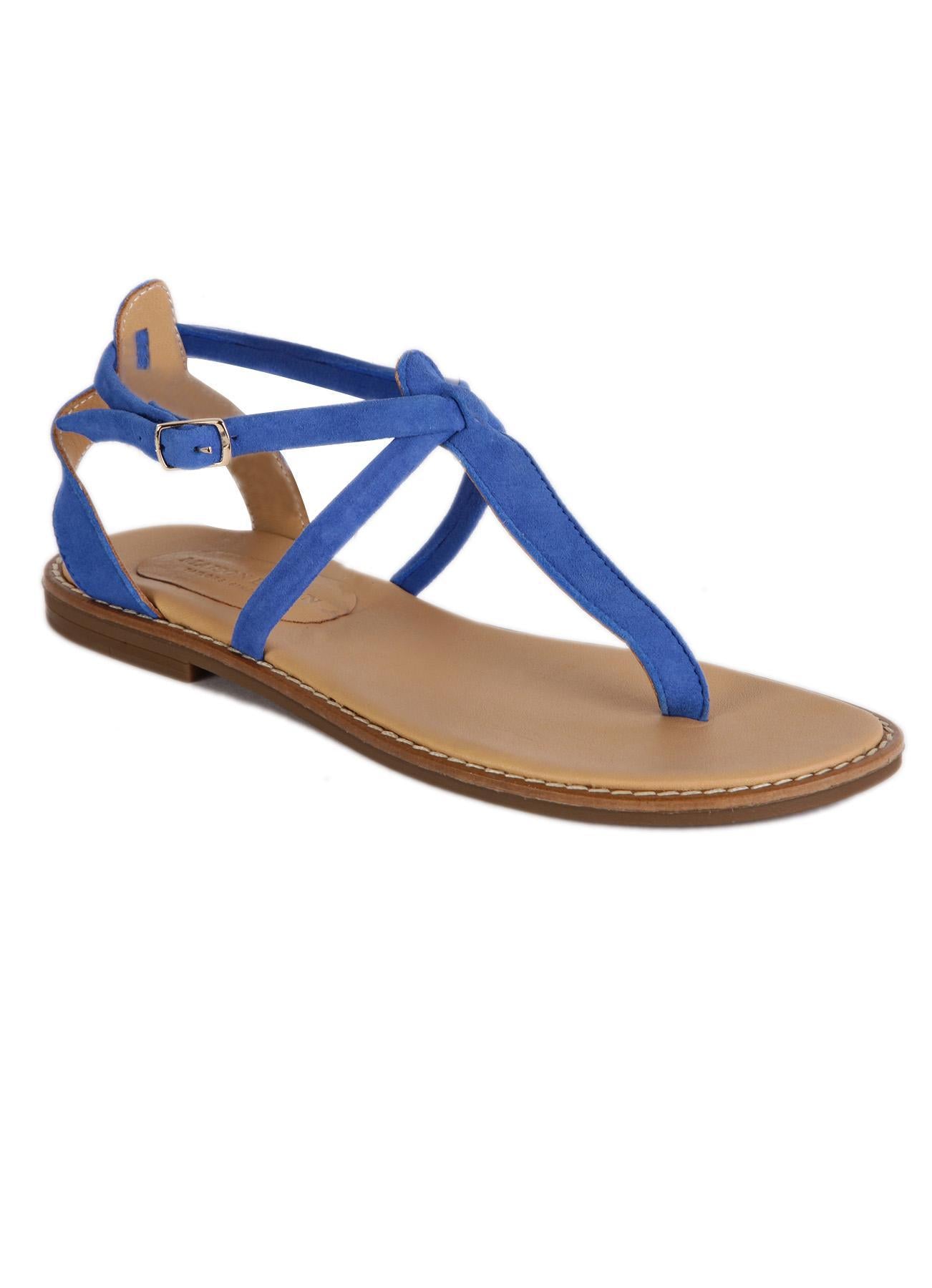 T Shape Sandals With Ankle Strap