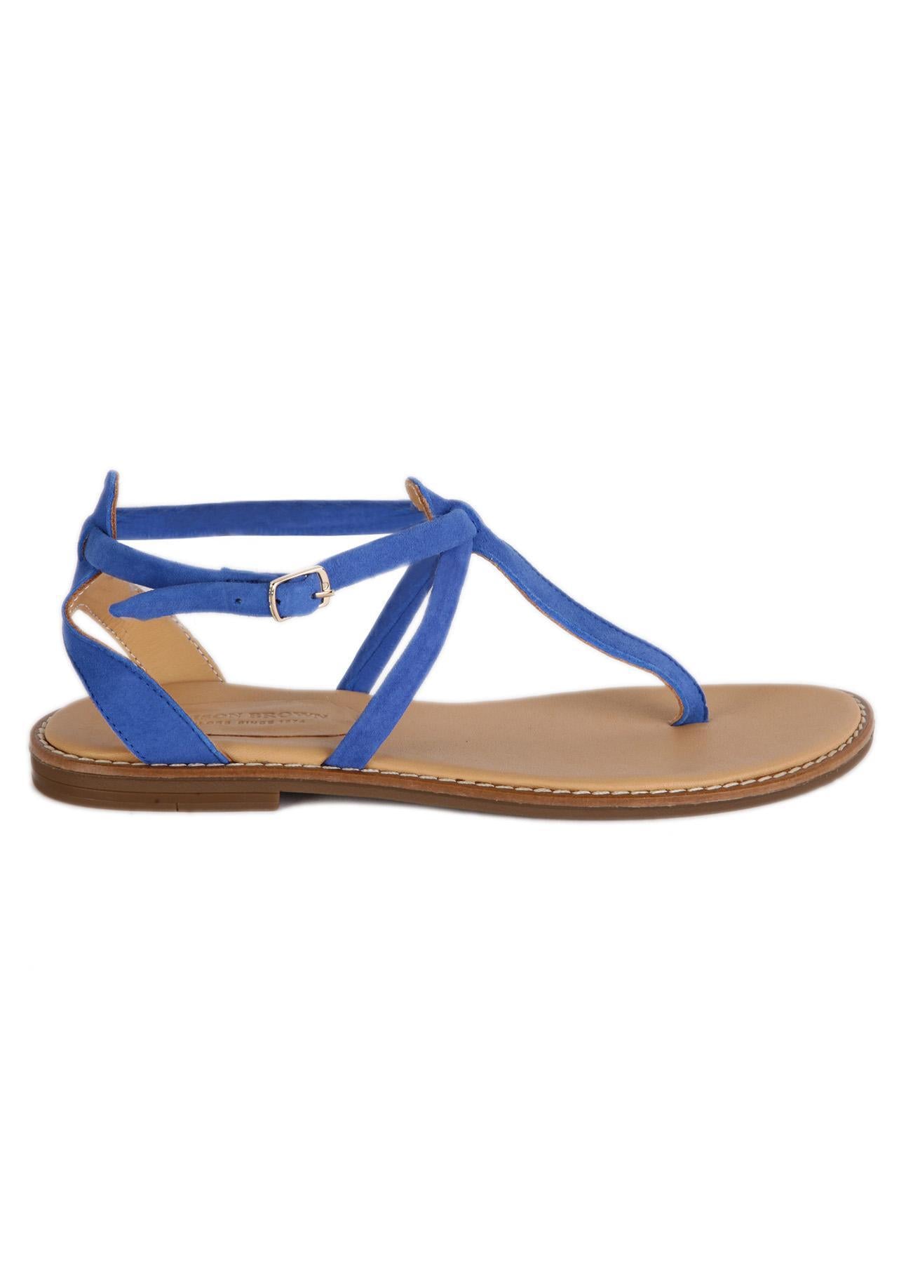 T Shape Sandals With Ankle Strap