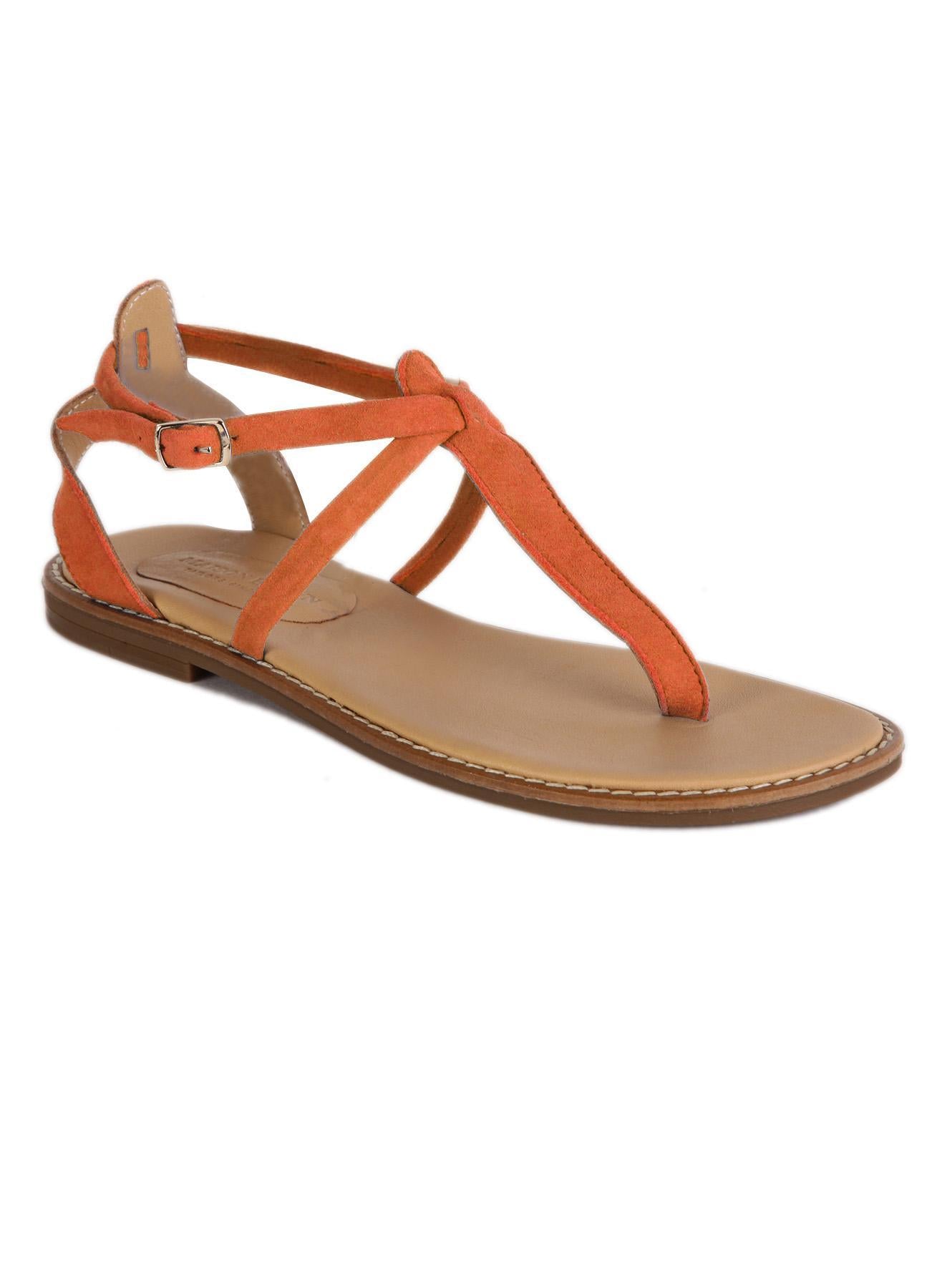 T Shape Sandals With Ankle Strap