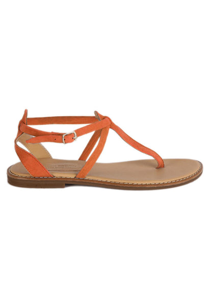 T Shape Sandals With Ankle Strap